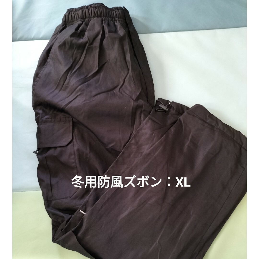 冬用✾防風ズボン/メンズ/XL/ブラック メンズのパンツ(ワークパンツ/カーゴパンツ)の商品写真
