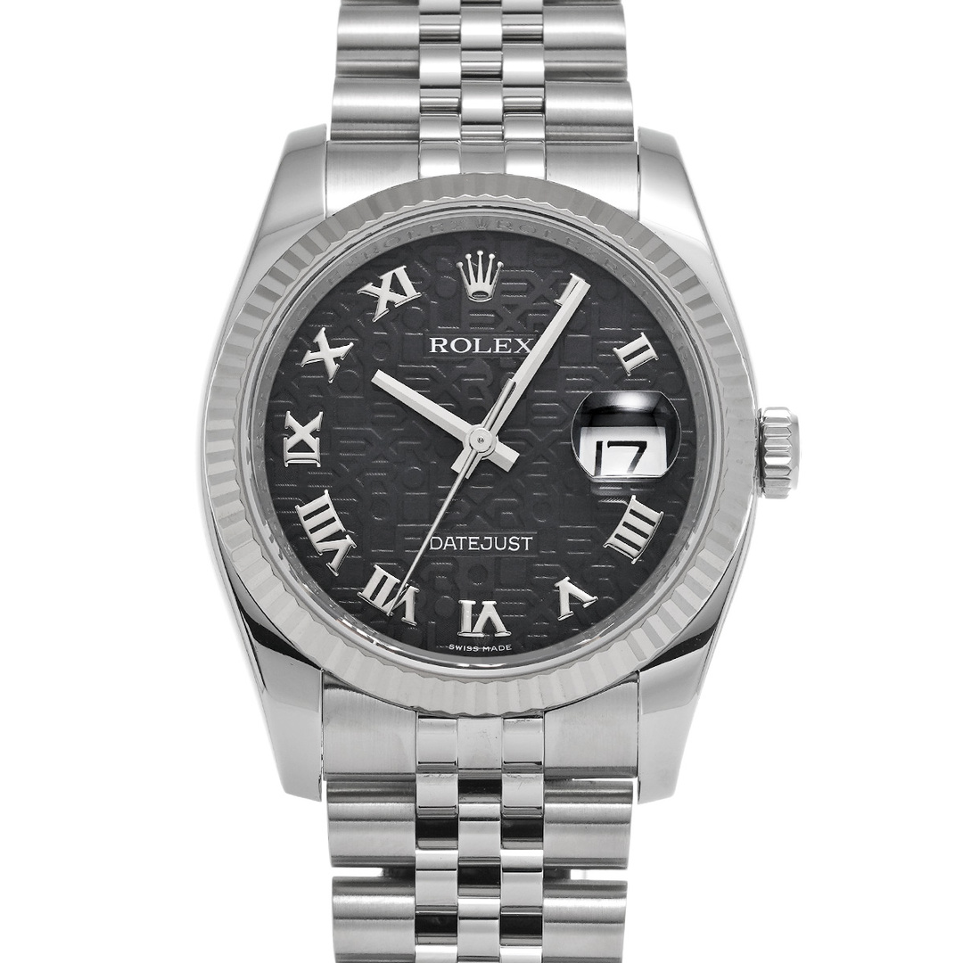 ロレックス ROLEX 116234 Z番(2006年頃製造) ブラックコンピュータ メンズ 腕時計