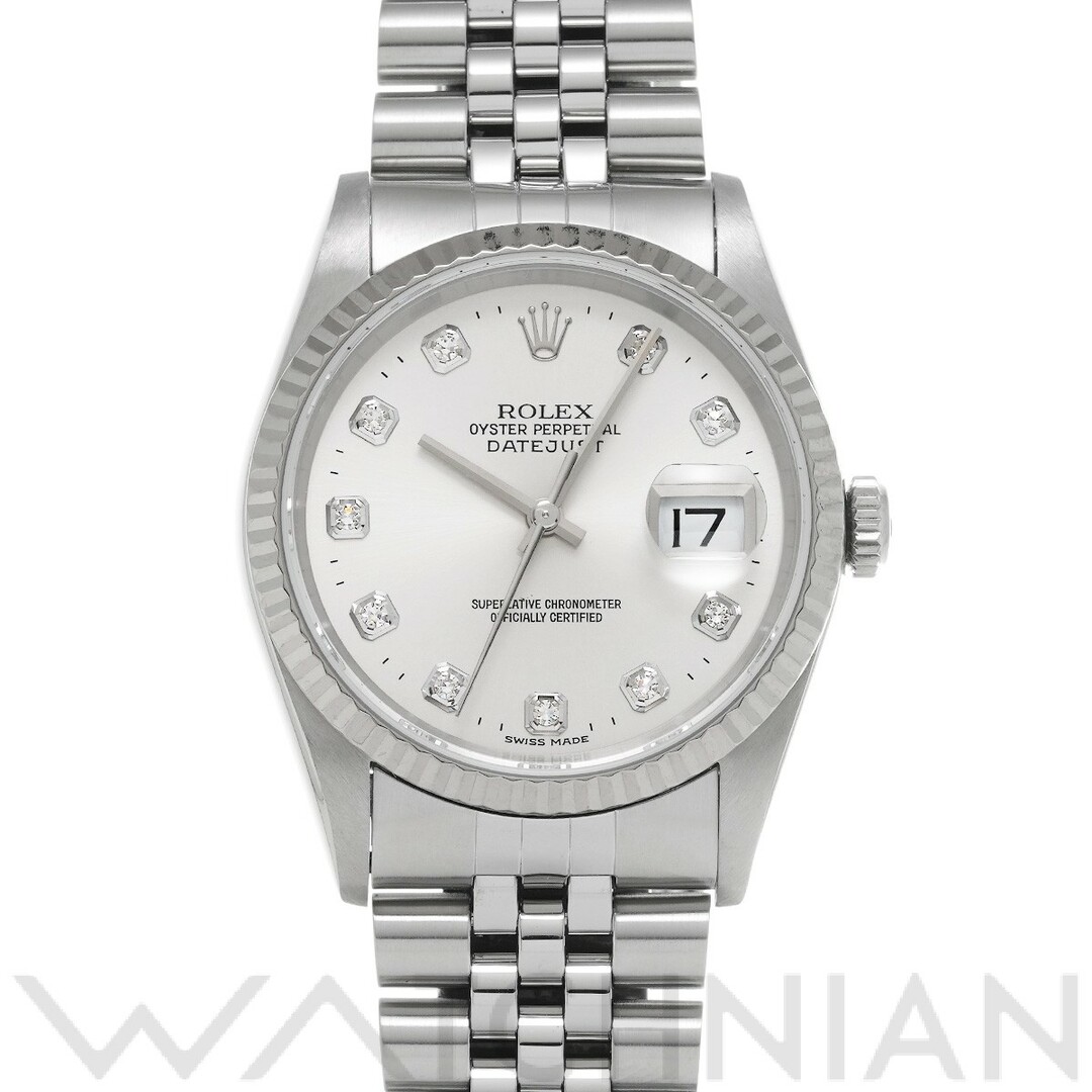 ロレックス ROLEX 16234G T番(1996年頃製造) シルバー /ダイヤモンド メンズ 腕時計