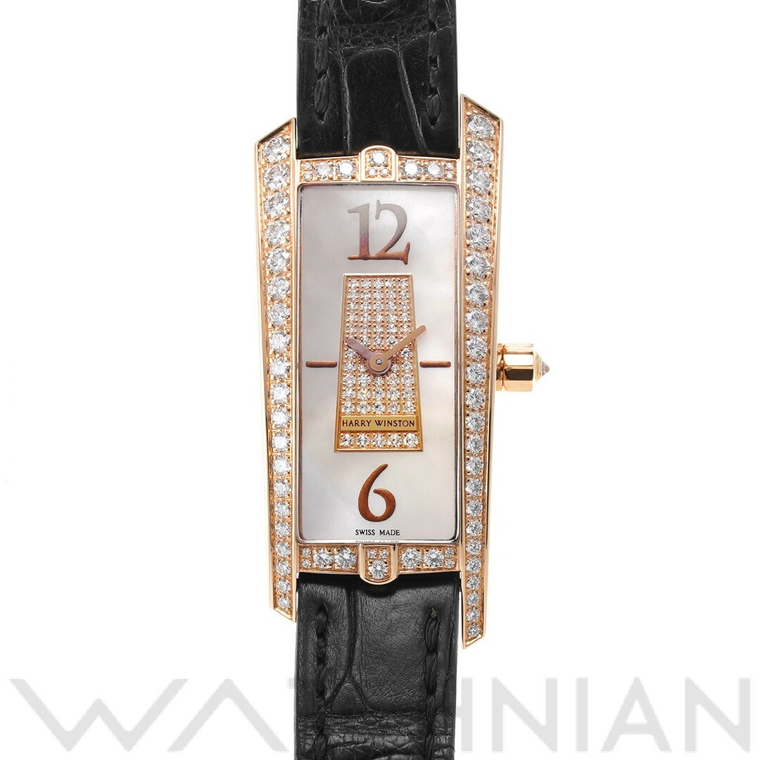 HARRY WINSTON(ハリーウィンストン)の中古 ハリー ウィンストン HARRY WINSTON 340 LQR ホワイトシェル /ダイヤモンド レディース 腕時計 レディースのファッション小物(腕時計)の商品写真