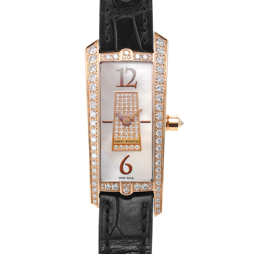 HARRY WINSTON(ハリーウィンストン)の中古 ハリー ウィンストン HARRY WINSTON 340 LQR ホワイトシェル /ダイヤモンド レディース 腕時計 レディースのファッション小物(腕時計)の商品写真