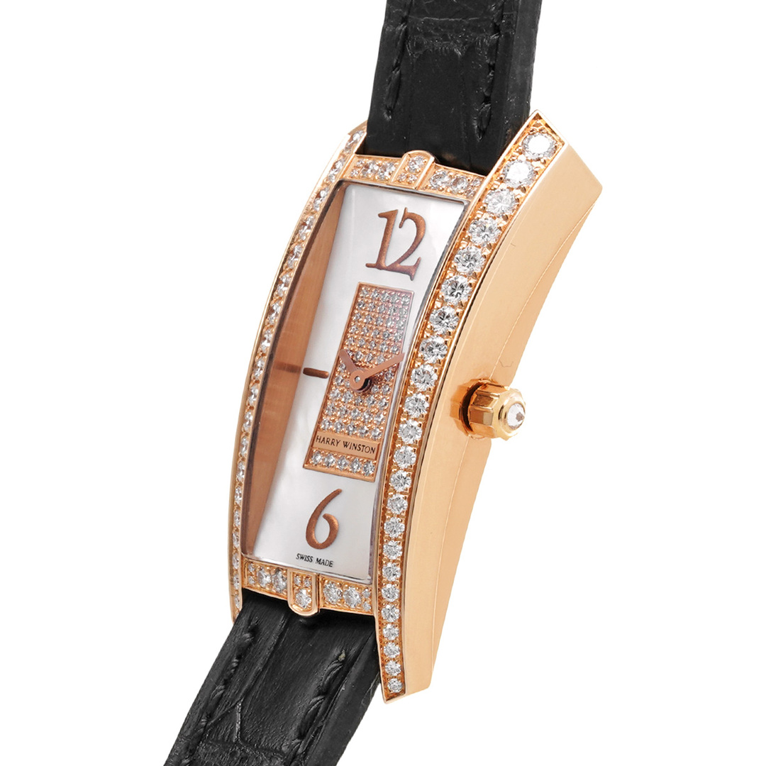 HARRY WINSTON(ハリーウィンストン)の中古 ハリー ウィンストン HARRY WINSTON 340 LQR ホワイトシェル /ダイヤモンド レディース 腕時計 レディースのファッション小物(腕時計)の商品写真