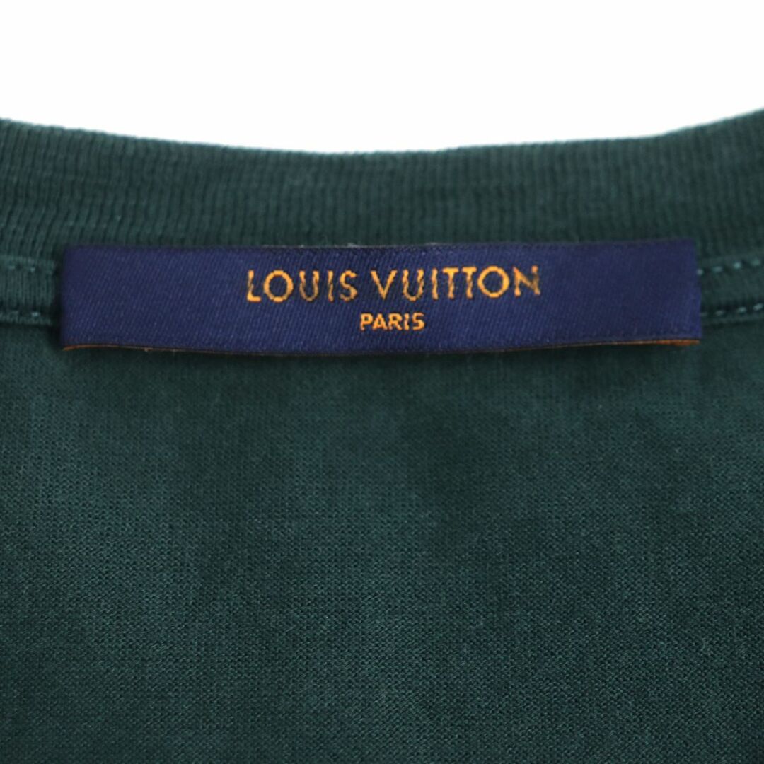 Louis Vuitton LV刺繍サークルロゴTシャツ Vネック ユニセックス