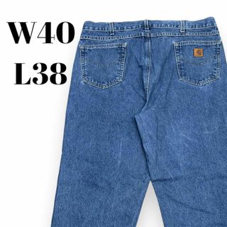 カーハート carhartt デニムパンツ ジーンズ ワイド 裏地付き W40