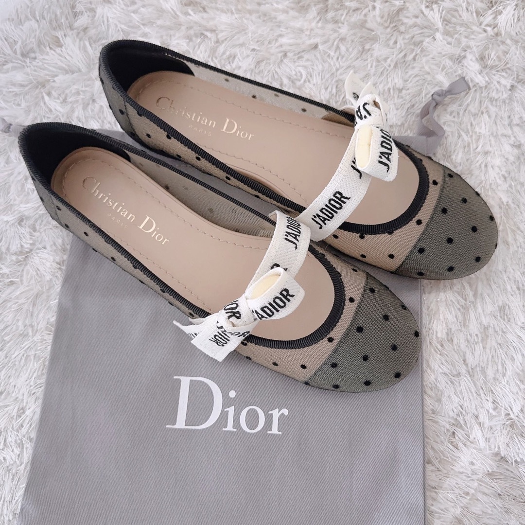 ディオール　パンプス　フラットシューズ　Dior