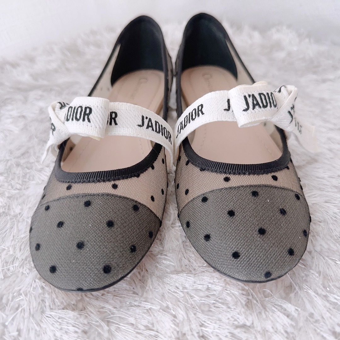 Christian Dior - DIOR ディオール バレリーナ フラットシューズ Christian Dior - DIOR ディオール バレリーナ フラットシューズ