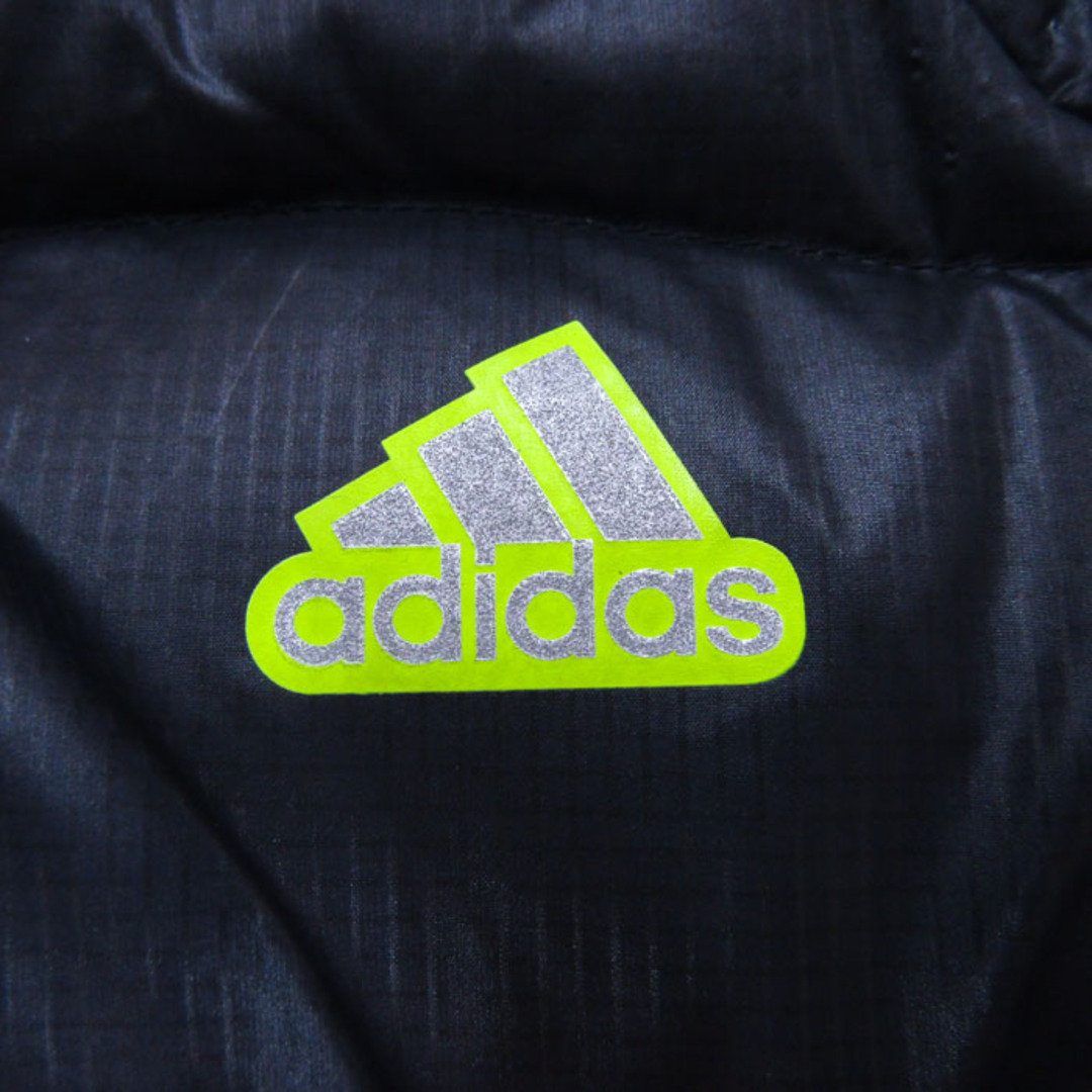 adidas(アディダス)のアディダス ダウンジャケット ジャンパー アウター キッズ 男の子用 140サイズ ブラック adidas キッズ/ベビー/マタニティのキッズ服女の子用(90cm~)(ジャケット/上着)の商品写真