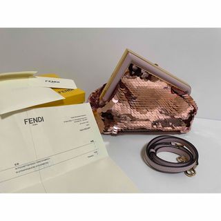 フェンディ(FENDI)の★希少　フェンディ　ファースト　スモール　ピンク　スパンコール　ショルダーバッグ(ショルダーバッグ)