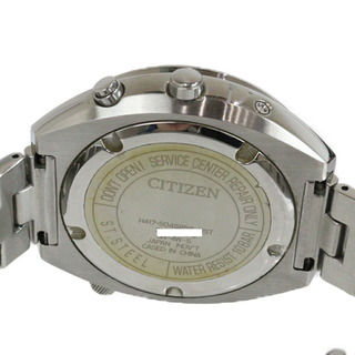 【電波時計】CITIZEN　シチズン　オルタナ　V010-6591H　デイト　SS　ブラック　復刻モデル メンズ　腕時計松前R56店