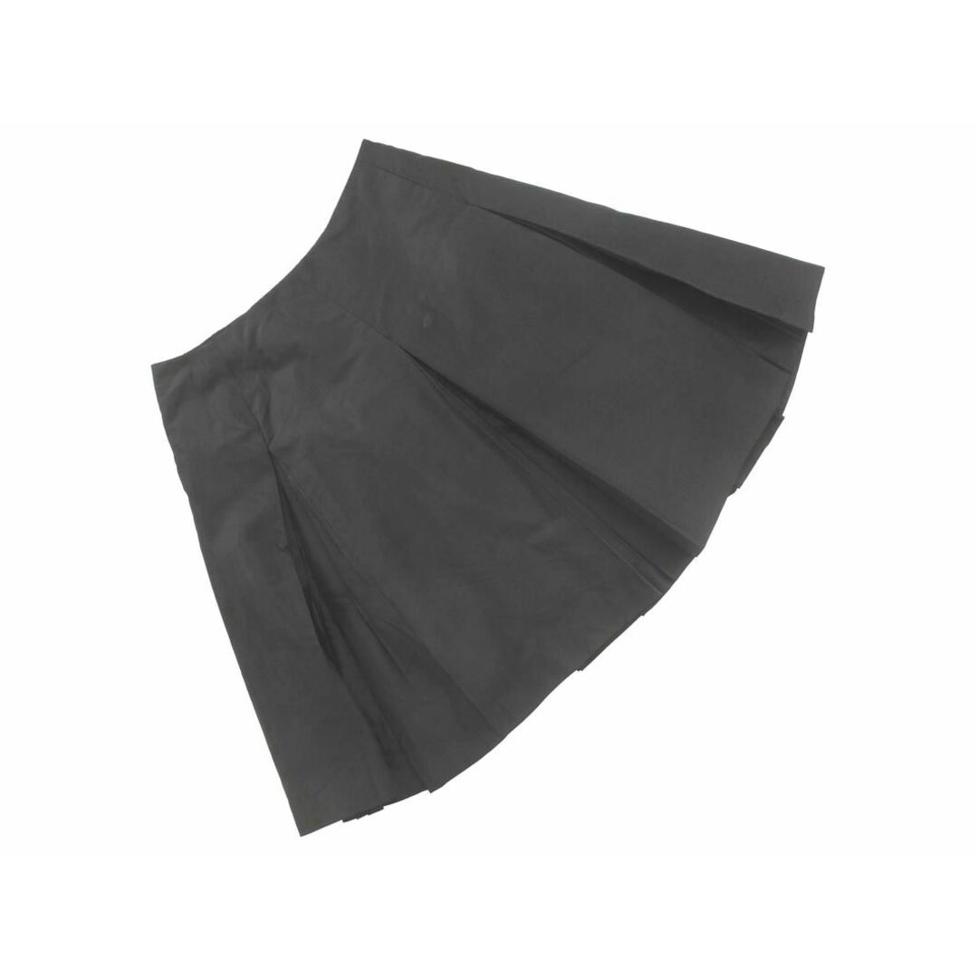 Ralph Lauren(ラルフローレン)のRalph Lauren ラルフローレン シルク100% Aライン 台形 スカート size7/黒 ■■ レディース レディースのスカート(ミニスカート)の商品写真