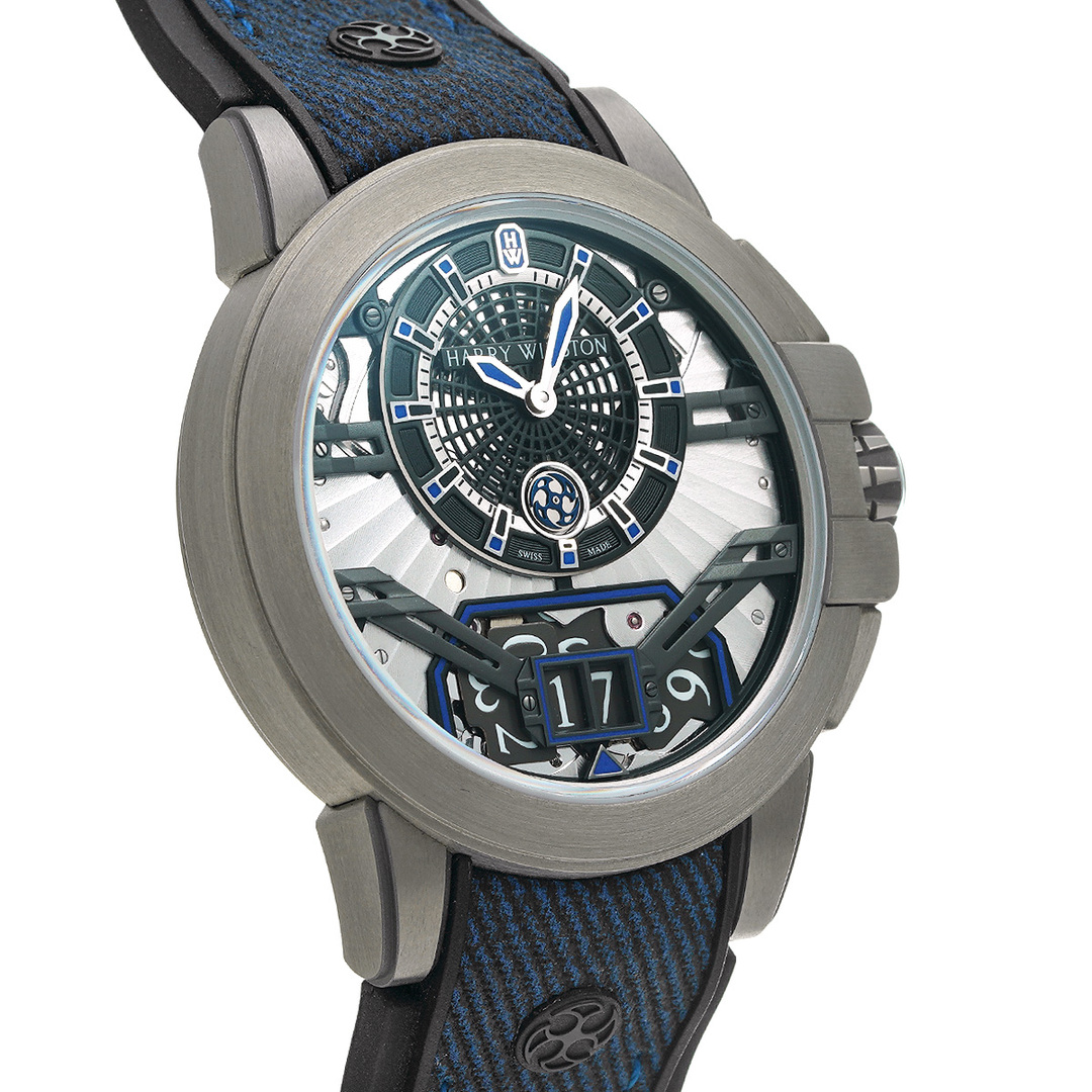 ハリー ウィンストン HARRY WINSTON OCEABD42ZZ001 ブラック メンズ 腕時計