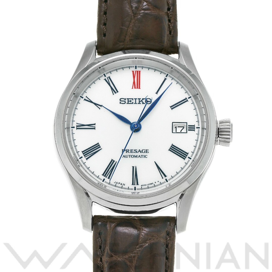 中古 セイコー SEIKO SARX061 ホワイト メンズ 腕時計