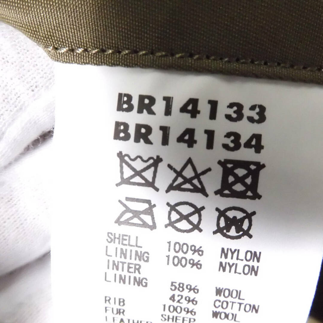 Buzz Rickson's(バズリクソンズ)の未使用 BUZZ RICKSONS バズリクソンズ BR14134 中綿ジャケット 1点 36 ナイロン100％ ジャンパー ファー メンズ AM4824W  メンズのジャケット/アウター(ダッフルコート)の商品写真