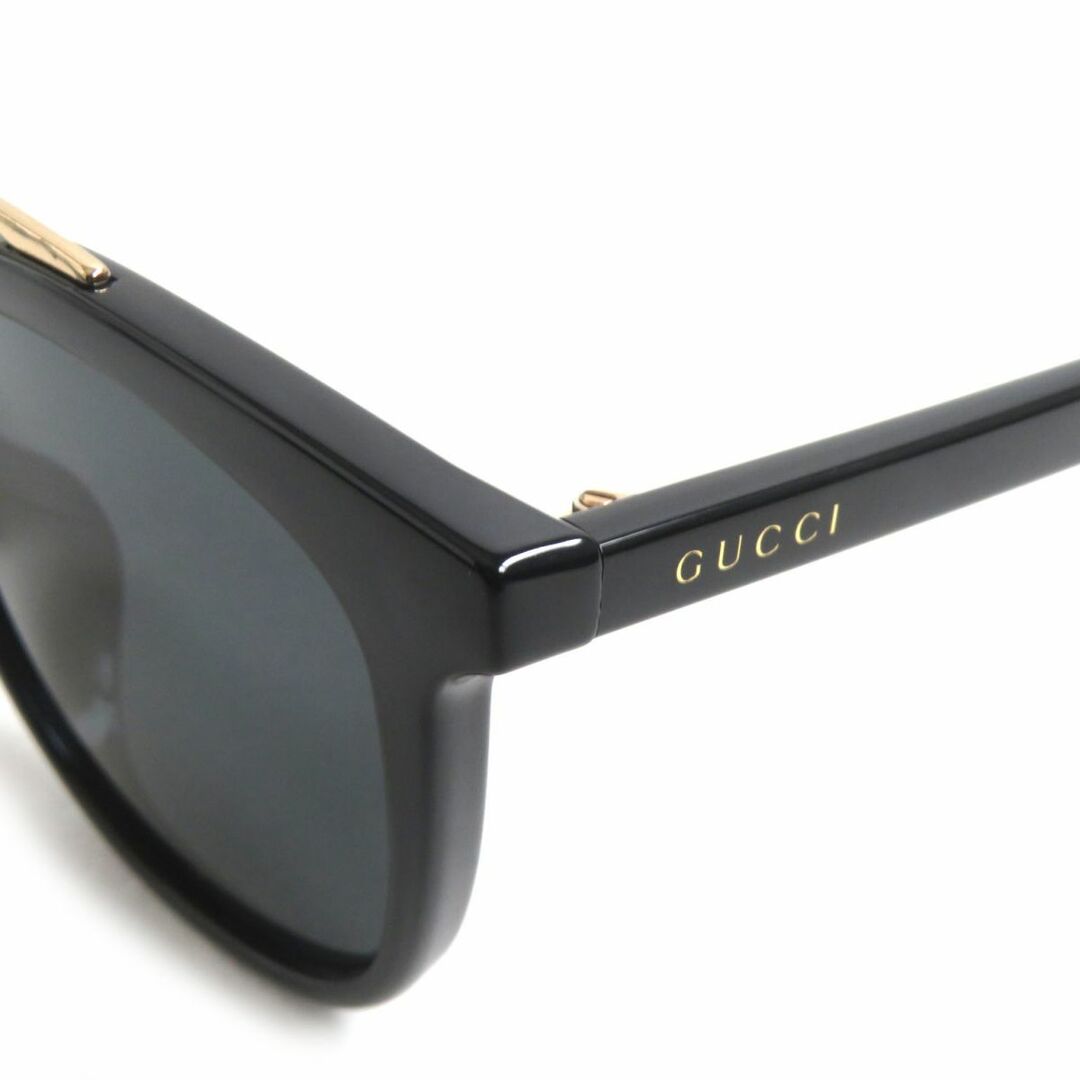 Gucci - 未使用品▽GUCCI グッチ GG0403SA 001 ツーブリッジ ロゴ入り