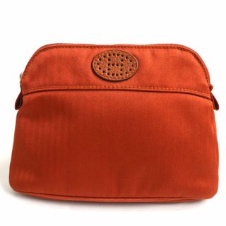 ★美品☆HERMES　ボリード　ポーチGM　ソレイユ　コットンキャンバス　ケース