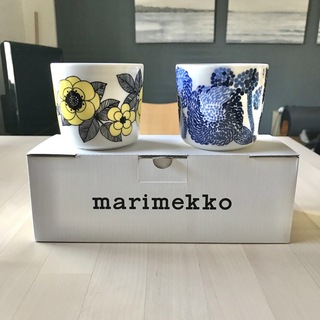 2つセット　marimekko マリメッコ ケスティト マグカップ ブルー