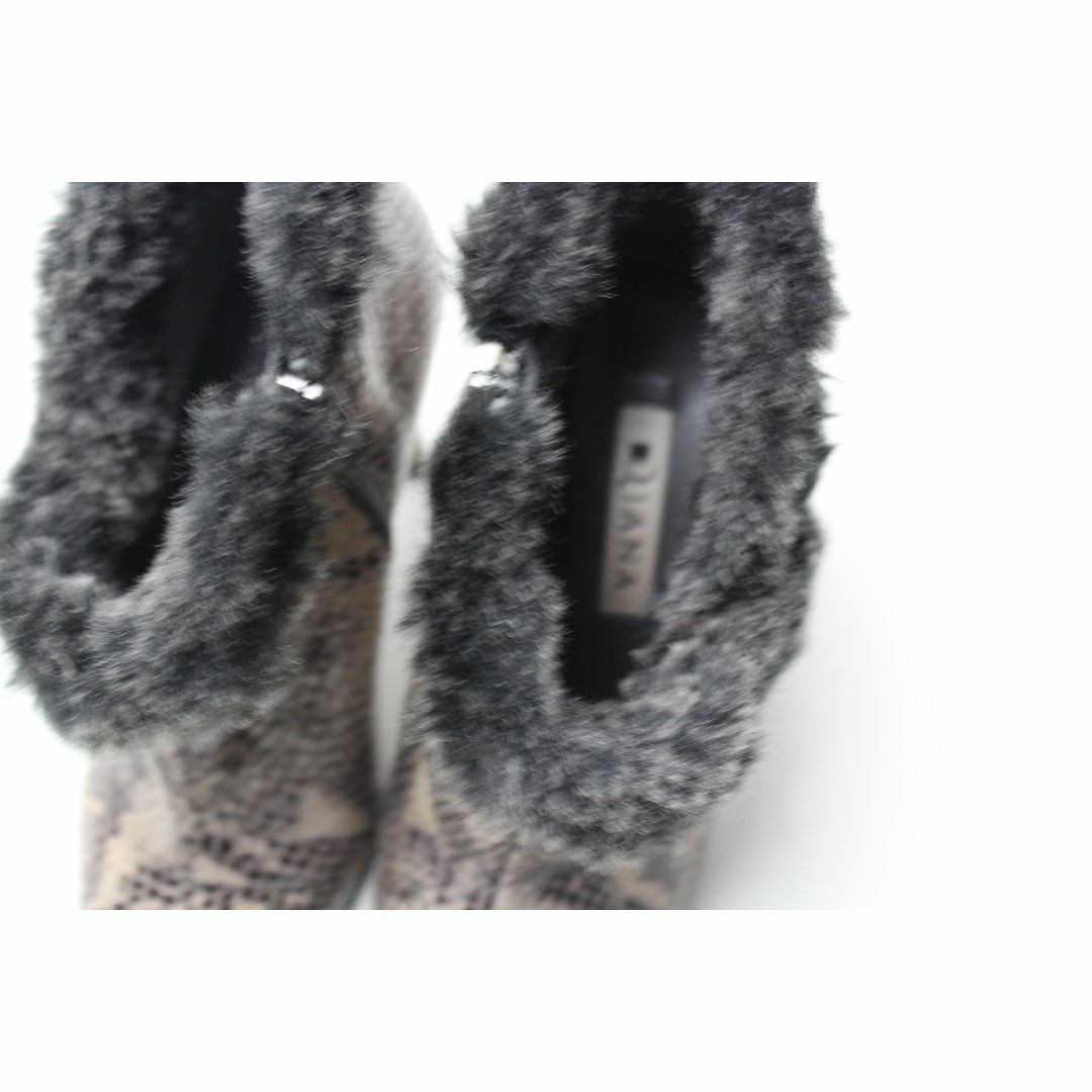 DIANA(ダイアナ)の45■DIANA ZIP付きショートブーツ(23.5ｃｍU)美品 レディースの靴/シューズ(ブーツ)の商品写真