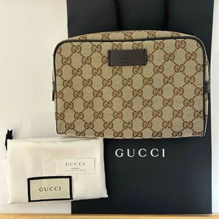 グッチ(Gucci)のGUCCI グッチ　ショルダーバッグ　キャンバス　ボディバッグ(ボディーバッグ)