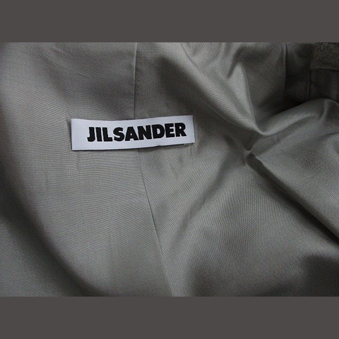 ジルサンダー JIL SANDER ジャケット テーラード ウール グレー 34