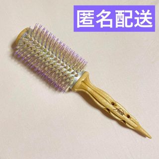 HAUM ハウム ヘアロールブラシ 直径58mm パープル 韓国ヘア(ヘアブラシ/クシ)