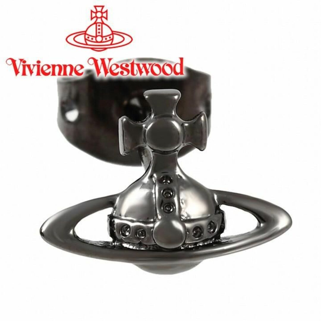 ヴィヴィアンウエストウッド ピアス メンズ レディース Vivienne Westwood ローレライシングルスタッドピアス ガンメタル 片耳用 62010045-S001 【新品・未使用】 【ラクマ公式ショップ】ガンメタル