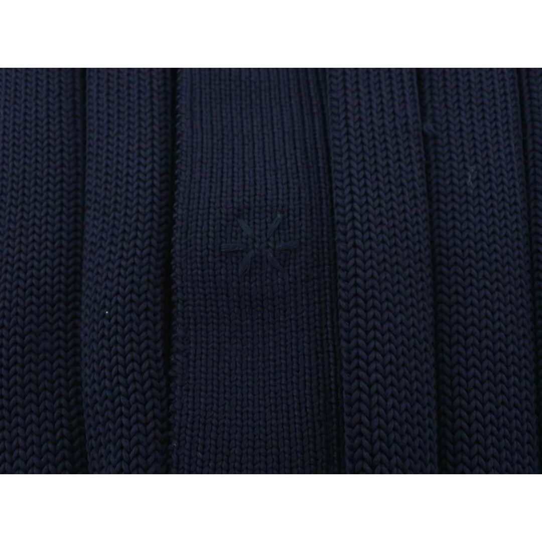 DKNY ダナキャランニューヨーク ウール混 タートルネック スナップボタン ニット セーター sizeXL/紺 ◇■ メンズ