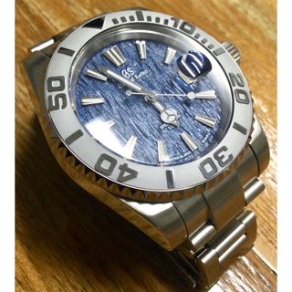 セイコー(SEIKO)の新品カスタムSEIKOMOD 40mmグレーヨットGS文字盤NH35機械式(腕時計(アナログ))