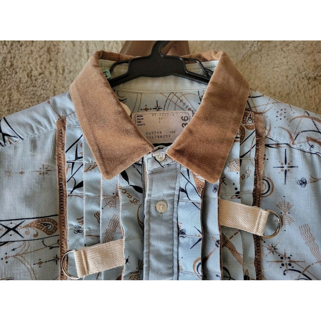 超特価】 SACAI 20AW Dr Woo バンダナ 開襟シャツ 1 新品 | revias.jp