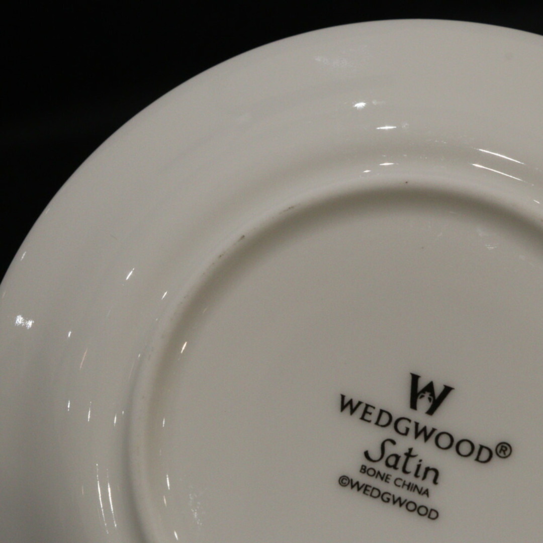 WEDGWOOD Satin サテン デミタス カップ＆ソーサー 2客セット ピンク系 ボーンチャイナ お祝い プレゼント インテリア 飾り 置物 食器 松前R56号店 9