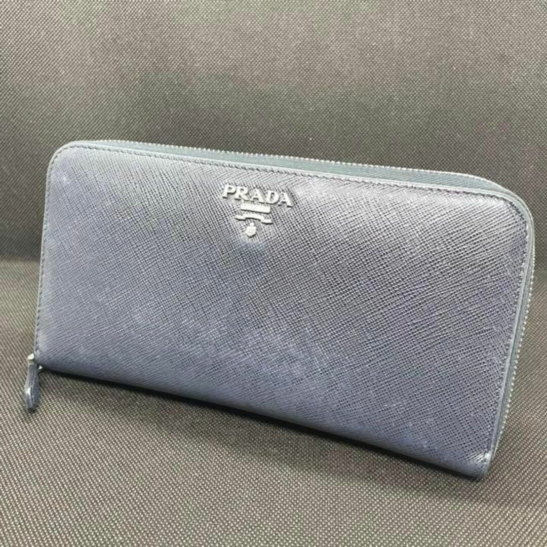 PRADA 長財布 サフィアーノ 1ML506 ラウンドファスナー-