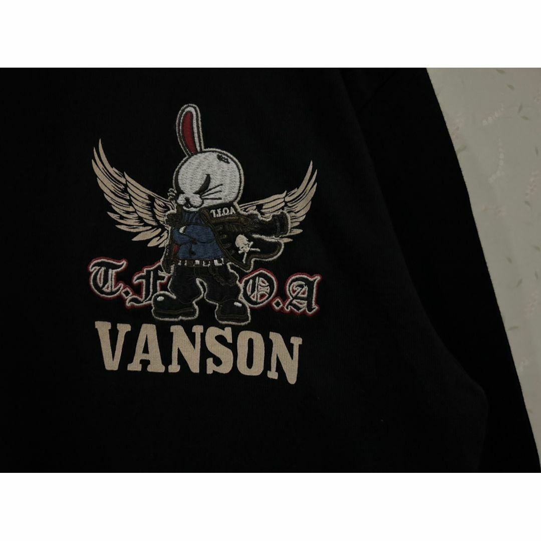 VANSON(バンソン)の＊VANSON×T.F.O.A デスラビット 刺繍 長袖Tシャツ トップス L メンズのトップス(Tシャツ/カットソー(七分/長袖))の商品写真