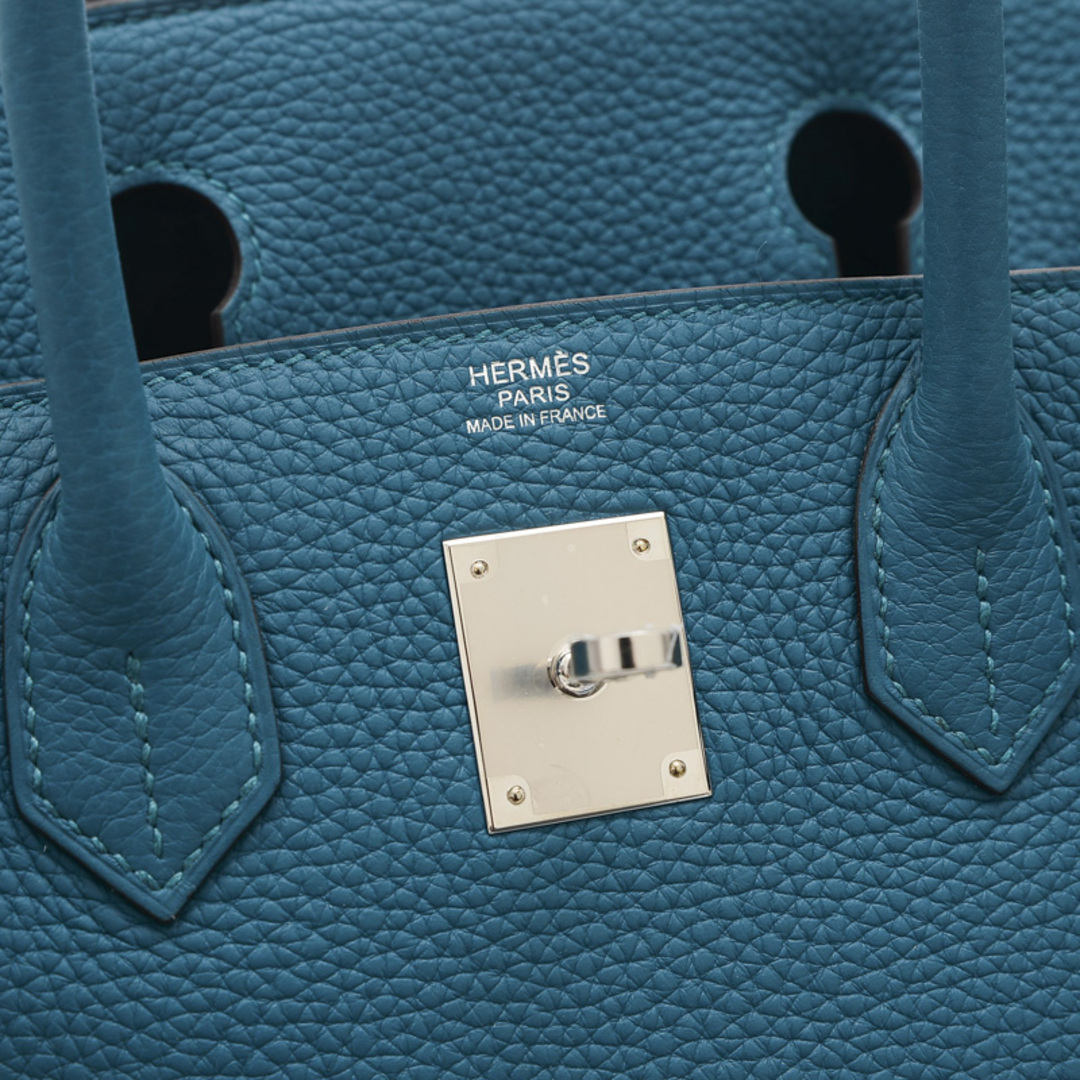 Hermes(エルメス)のエルメス バーキン30 トリヨンクレマンス ヴェールボスフォール シルバー金具 レディースのバッグ(ハンドバッグ)の商品写真