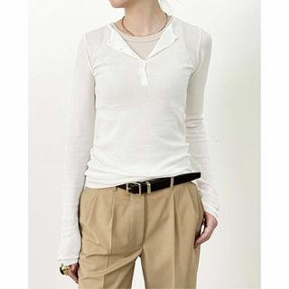 アパルトモンドゥーズィエムクラス(L'Appartement DEUXIEME CLASSE)のGOOD GRIEF!/グッドグリーフ/HENLEY RIB KNIT TOP(Tシャツ(長袖/七分))