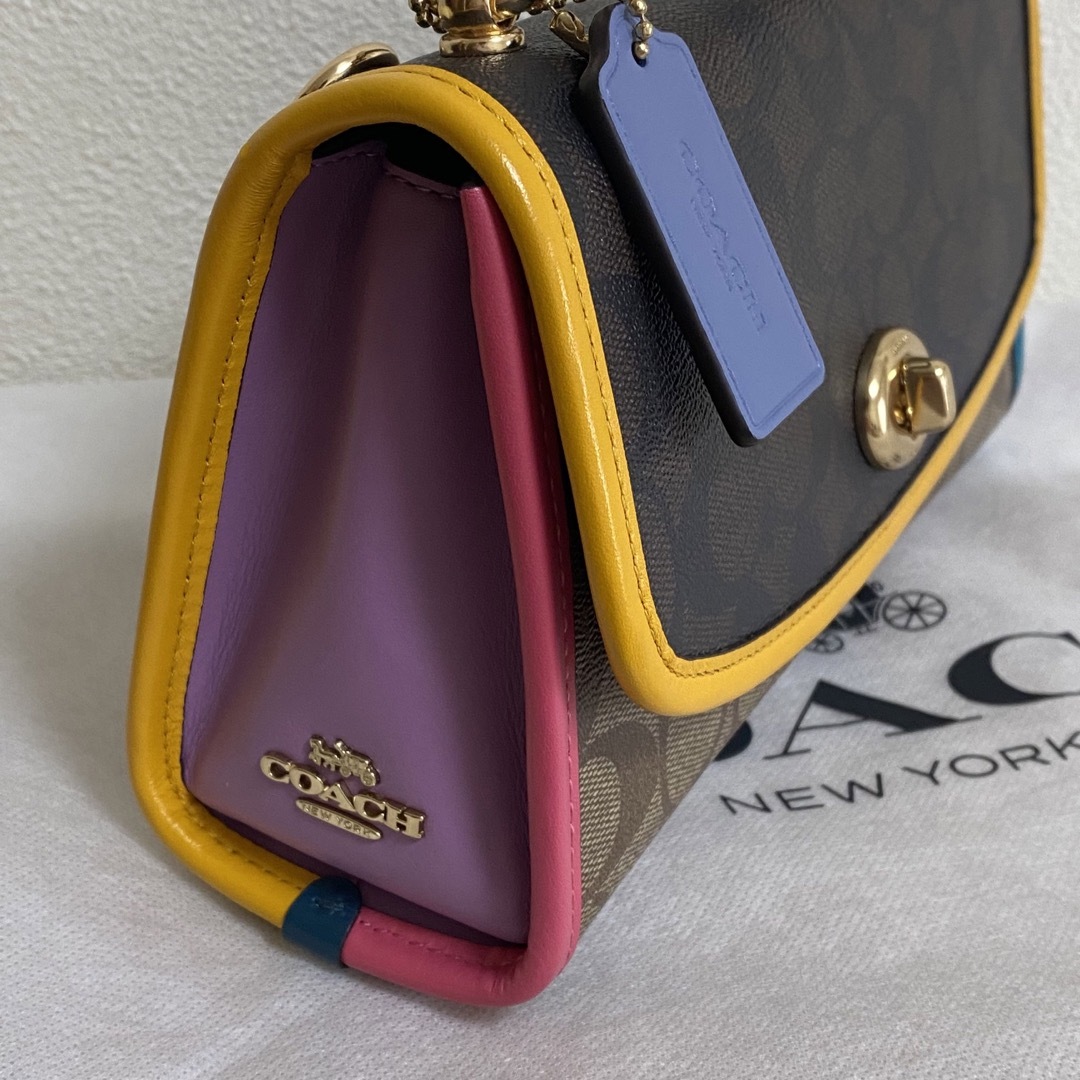 COACH - 【極美品】COACH コーチ カラーブロック シグネチャー