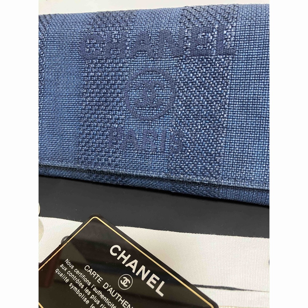 CHANEL - 専用♡超美品☆シャネル ドーヴィル 長財布 デニム カラー