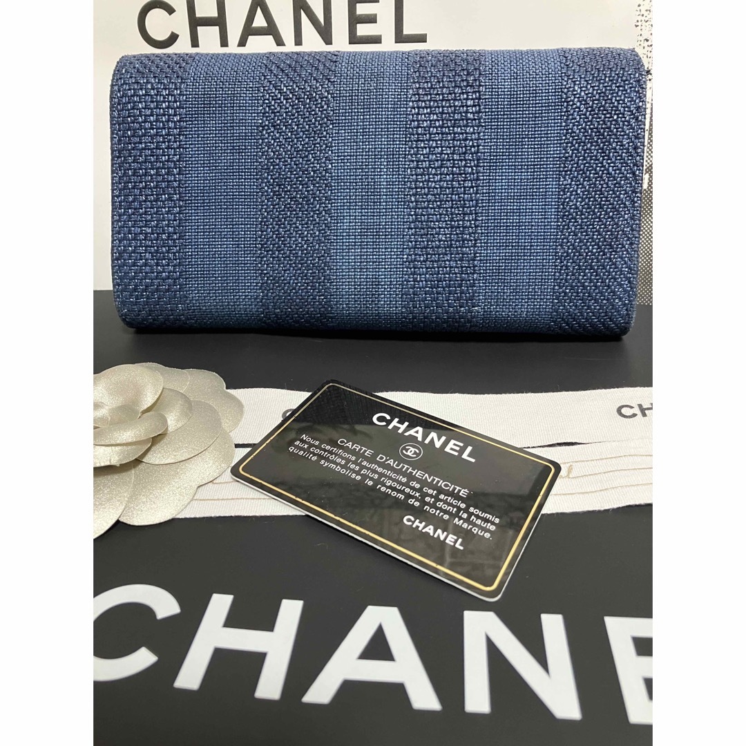 CHANEL - 専用♡超美品☆シャネル ドーヴィル 長財布 デニム カラー