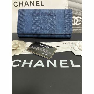 シャネル(CHANEL)の専用♡超美品★シャネル ドーヴィル 長財布 デニム カラー 人気 正規品(財布)