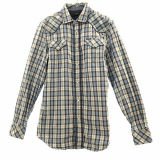 ディーゼル(DIESEL)のディーゼル チェック 長袖 シャツ XS ブルー系 DIESEL メンズ 古着 【231024】(シャツ)