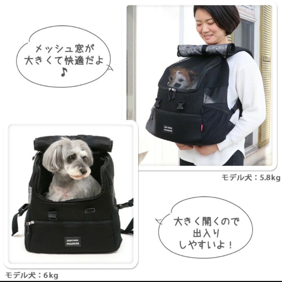 PET PARADISE(ペットパラダイス)の☆リュックスヌーピー ☆ その他のペット用品(犬)の商品写真