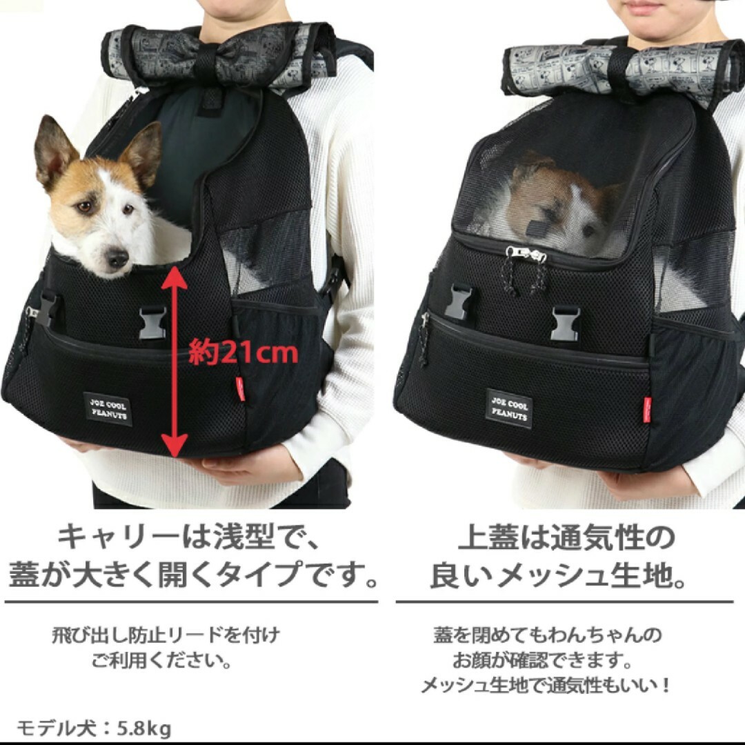 PET PARADISE(ペットパラダイス)の☆リュックスヌーピー ☆ その他のペット用品(犬)の商品写真