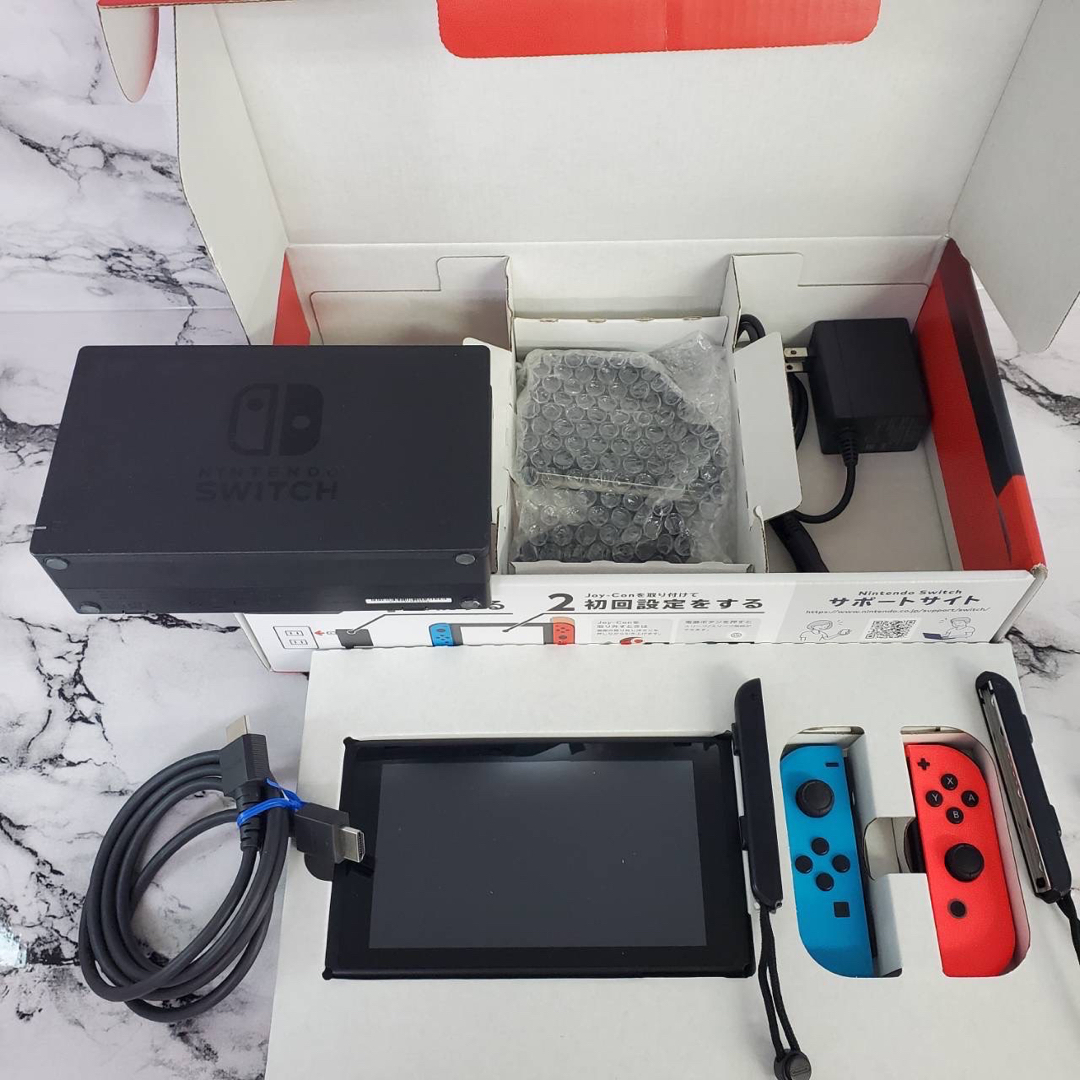 【良品】ニンテンドースイッチ 本体 Joy-con グレー 動作確認済