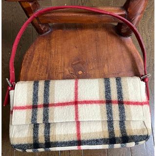 バーバリー(BURBERRY)の【緑茶様専用】バーバリー　フェルトバッグ(ショルダーバッグ)