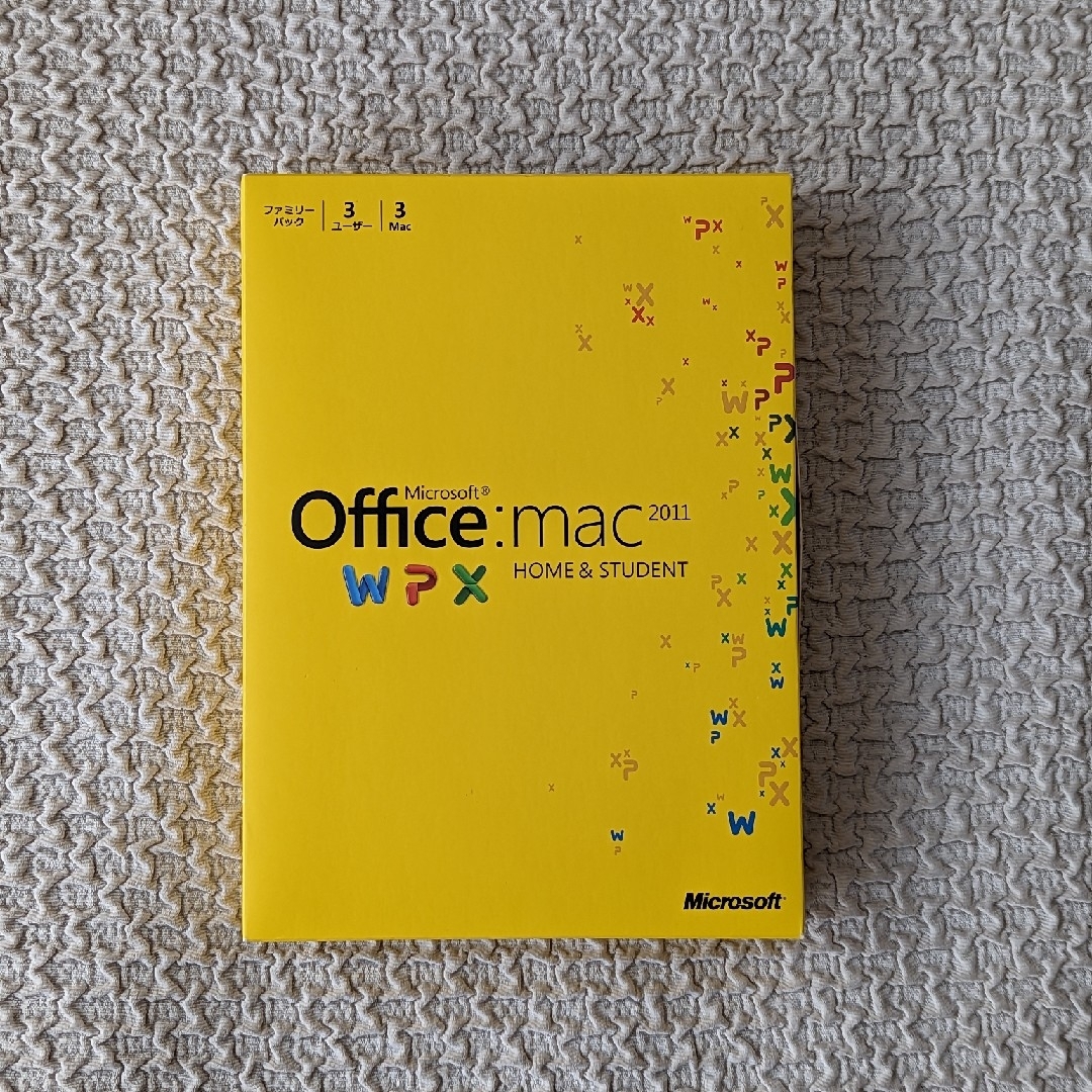 Office for Mac 2011 Home&Student 3ライセンス