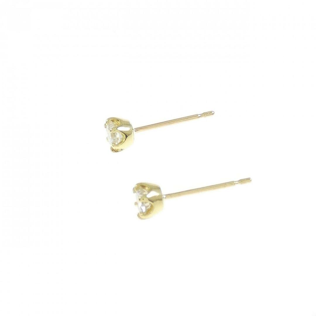 K18YG ソリティア ダイヤモンド ピアス 0.30CT K18YG ソリティア ダイヤモンド ピアス 0.098CT