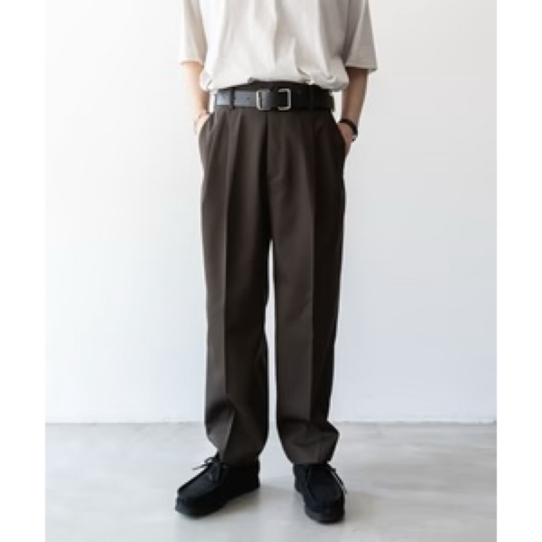 23AW Stein BELTLESS WIDE TROUSERS Mパンツ