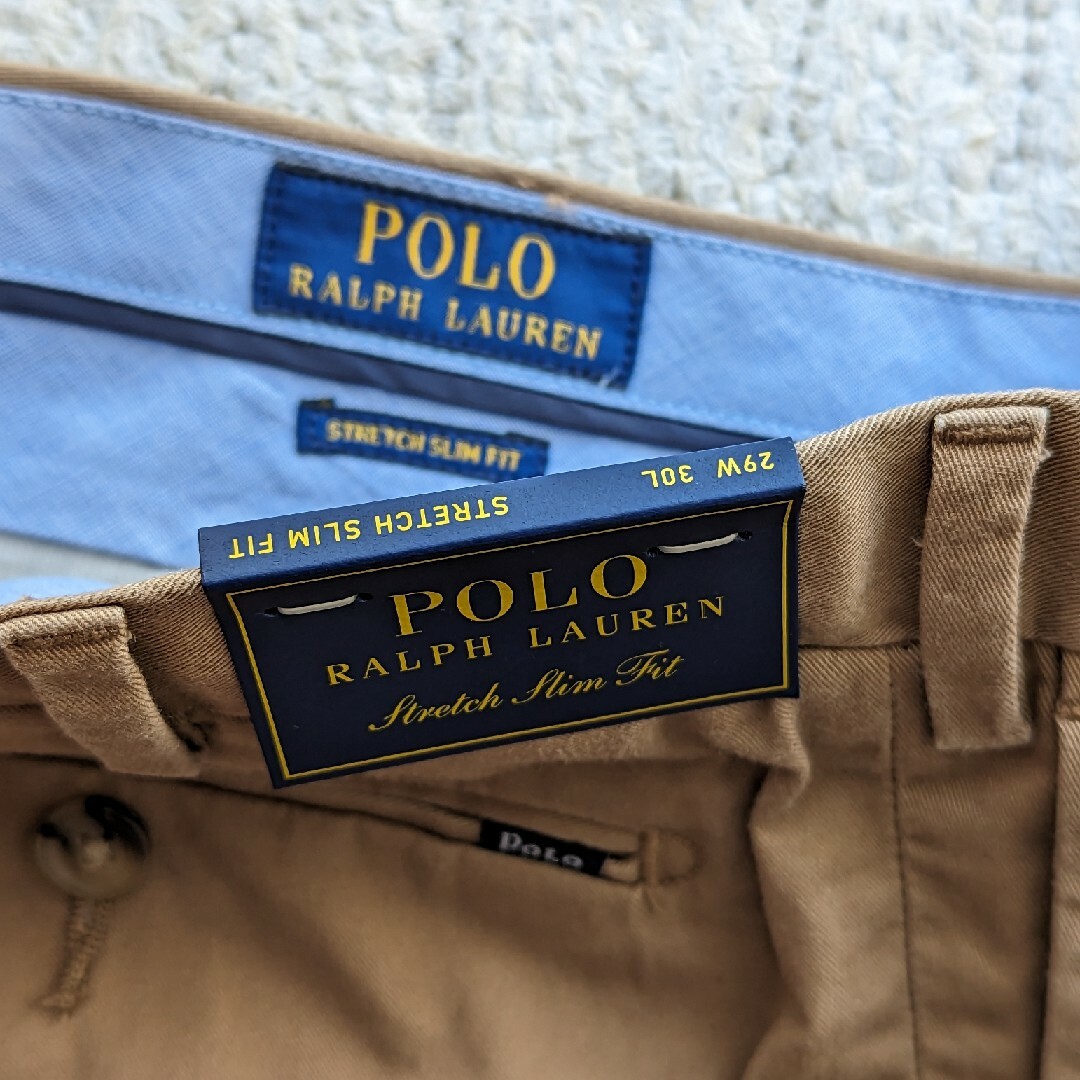 POLO RALPH LAUREN(ポロラルフローレン)の【未使用】ポロ・ラルフローレン ストレッチ スリム フィット チノ パンツ メンズのパンツ(チノパン)の商品写真