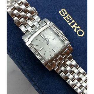 セイコー エクセリーヌ 美品 14Pダイヤモンド レディースクォーツ セイコー エクセリーヌ 美品 14Pダイヤモンド レディースクォーツ
