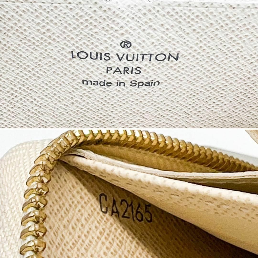 LOUIS VUITTON(ルイヴィトン)の極上美品❣ヴィトン ダミエ アズール ジッピーウォレット ラウンド 長財布 レディースのファッション小物(財布)の商品写真