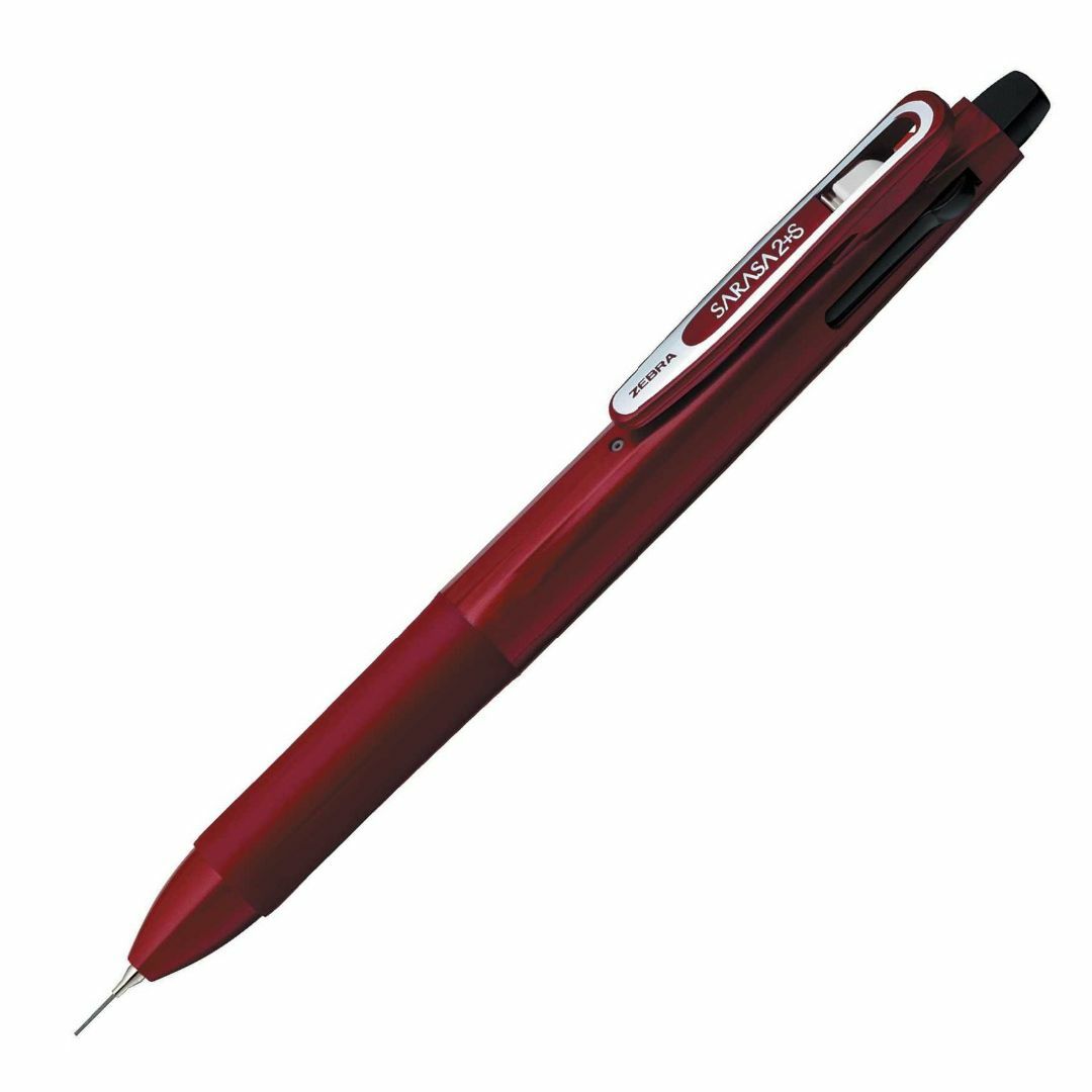 【色: 【軸色】レッド 10本】ゼブラ 多機能ペン 2色+シャープ サラサ2+S