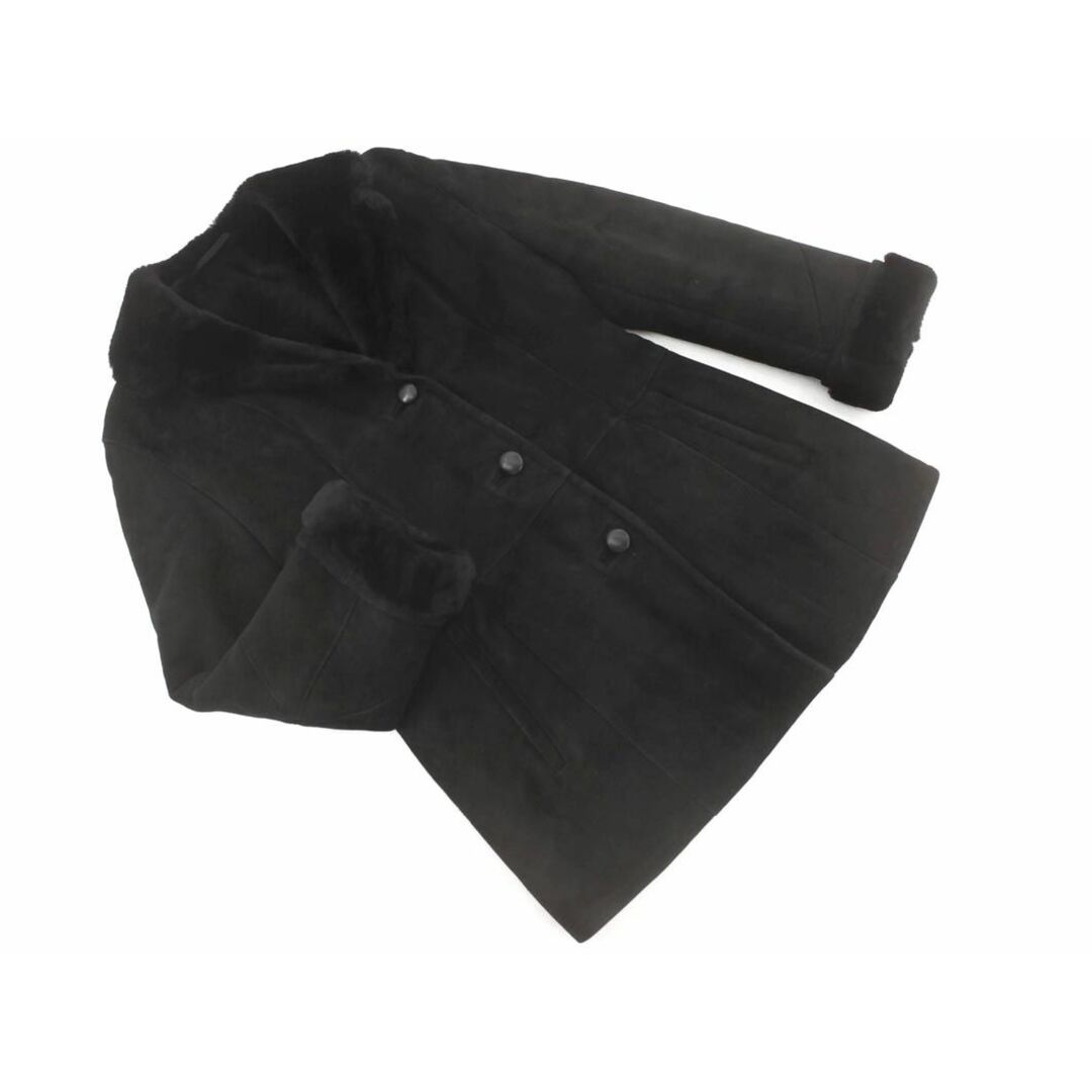 TIMYR スペイン製 ムートン ジャケット size11/黒 ◆■◎レディース